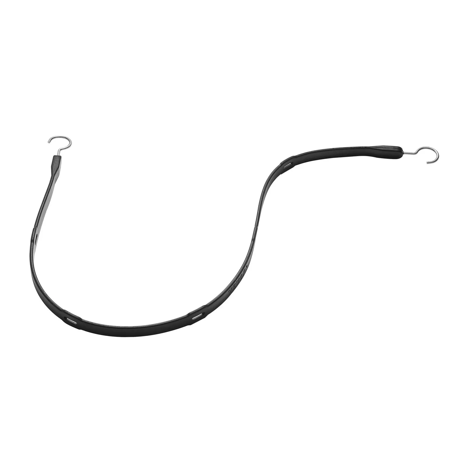 4本のフラットバンジーコードセット20mm高耐久バンジーストラップ、Sフック付き