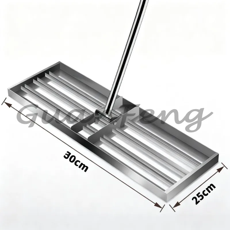 304 Stainless Steel Leveler Lawn Ground Smoothing Tool for Garden Backyard