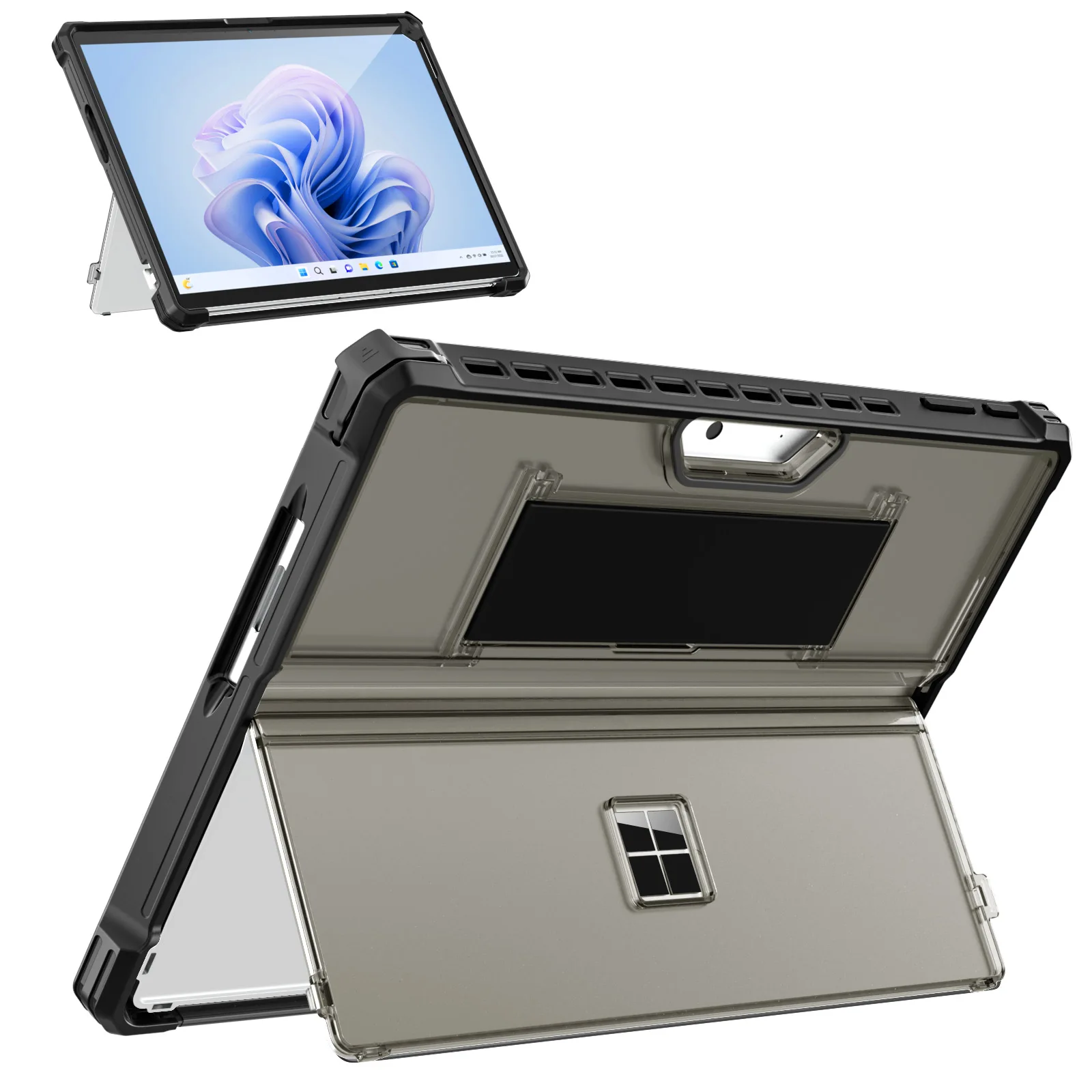 

Case for Microsoft Surface Pro 9 5G 13 inch 2022 All-In-One Protective Rugged Cover Case with Kickstand Funda Tablet Case