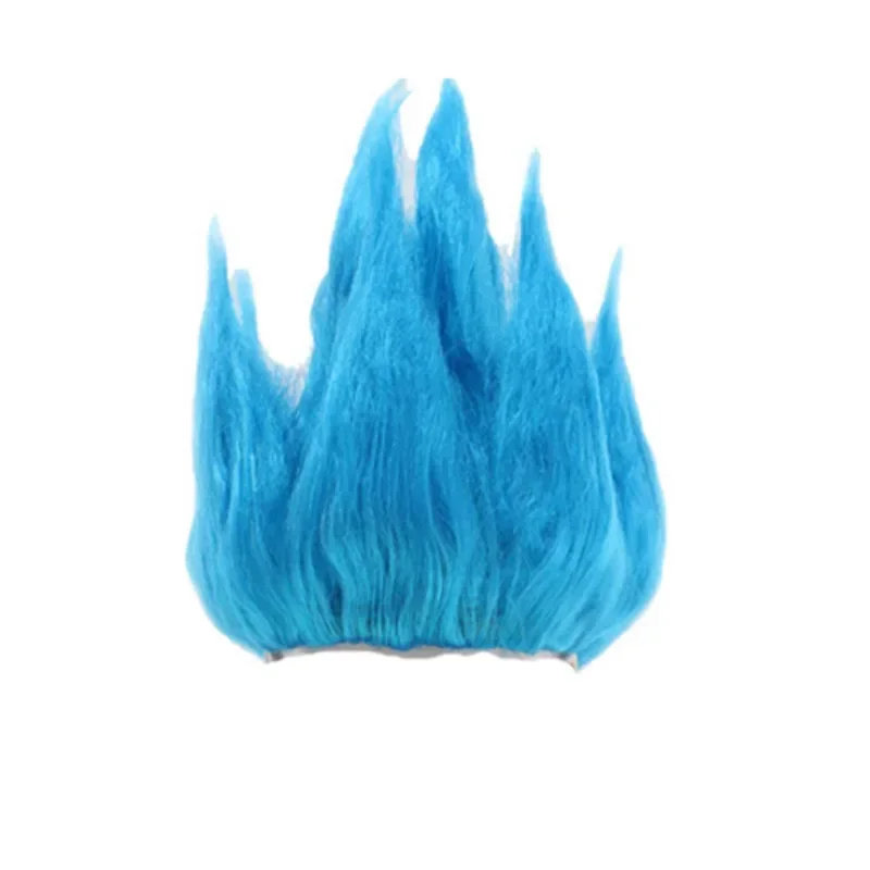 Cosplay Anime Wigs Costume Party Dress Up Black Blue Yellow Wig Halloween Carnival Party Wig