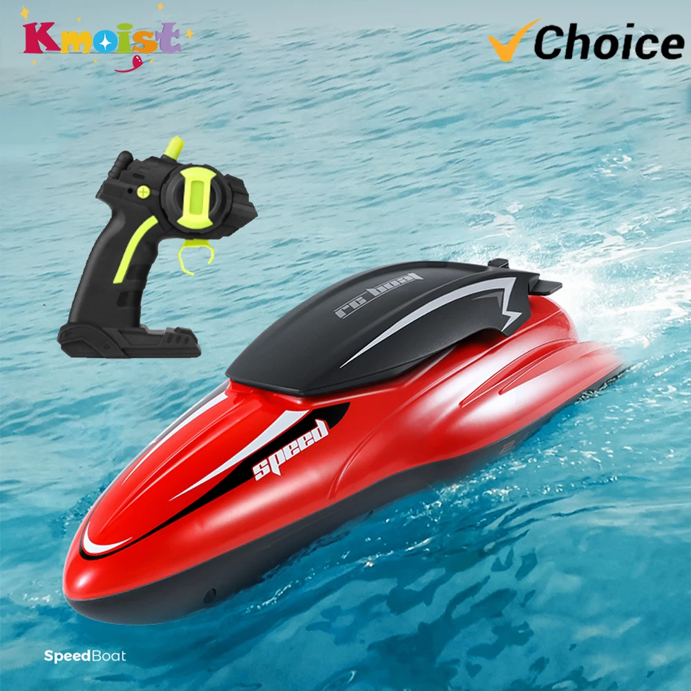 

4CH 2.4G RC Ship High-Speed Speedboat Children's Mini Remote Control Boat Water Outddor Toys for Boys Kids Birthday Xmas Gifts