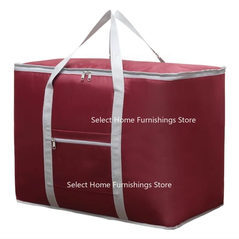 

Подходит для больших сумок. Сумки для хранения одеял из ткани Оксфорд, утолщенной ручной клади, сортировки и упаковки одежды, сумки на молнии.