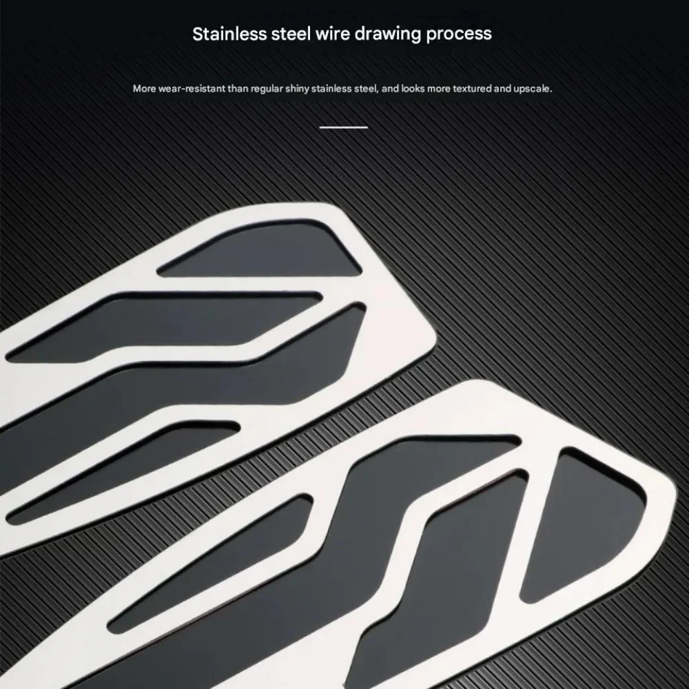 Modified stainless steel hollowed-out non-slip foot pedals, decorative foot pedal accessories suitable for ZONTES 150M 150D