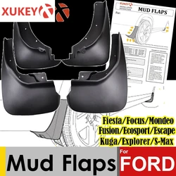 XUKEY Mud Flaps For Ford Fiesta Focus Mondeo Fusion Ecosport Escape Kuga Explorer S-Max Mudflaps Splash Guards Mudguards Fender