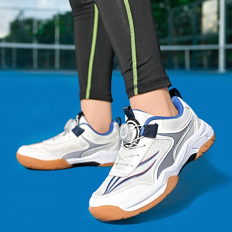 New Badminton Shoes, Children's Mesh Breathable Fitness Training, Table Tennis, Youth Tennis Shoes, Sizes 31-40