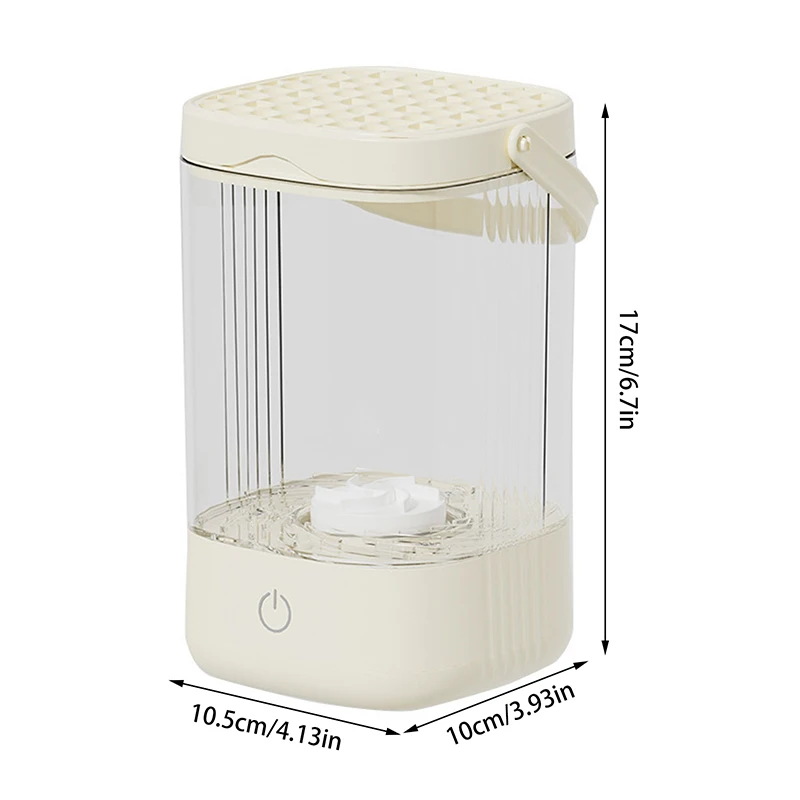 เครื่องทําความสะอาดแปรงแต่งหน้าไฟฟ้าอัตโนมัติปลั๊ก USB แบบพกพาที่ใส่แปรงอายแชโดว์เครื่องมือและเครื่องเป่าเครื่องมือซักผ้าแต่งหน้าความงาม