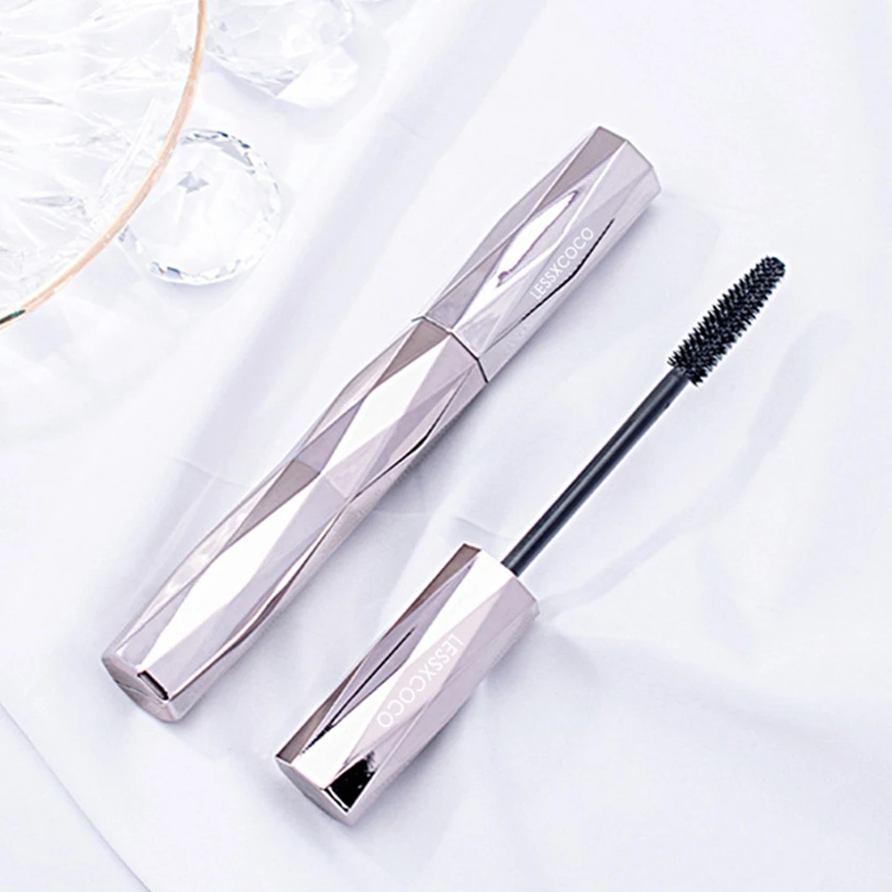 1/3/5 Stuks Mascara Waterdichte Zijden Vezel Mascara Cosmetica Zwarte Mascara Vlekbestendige Grote Ogen 3d Mascara Ogen Make-Up