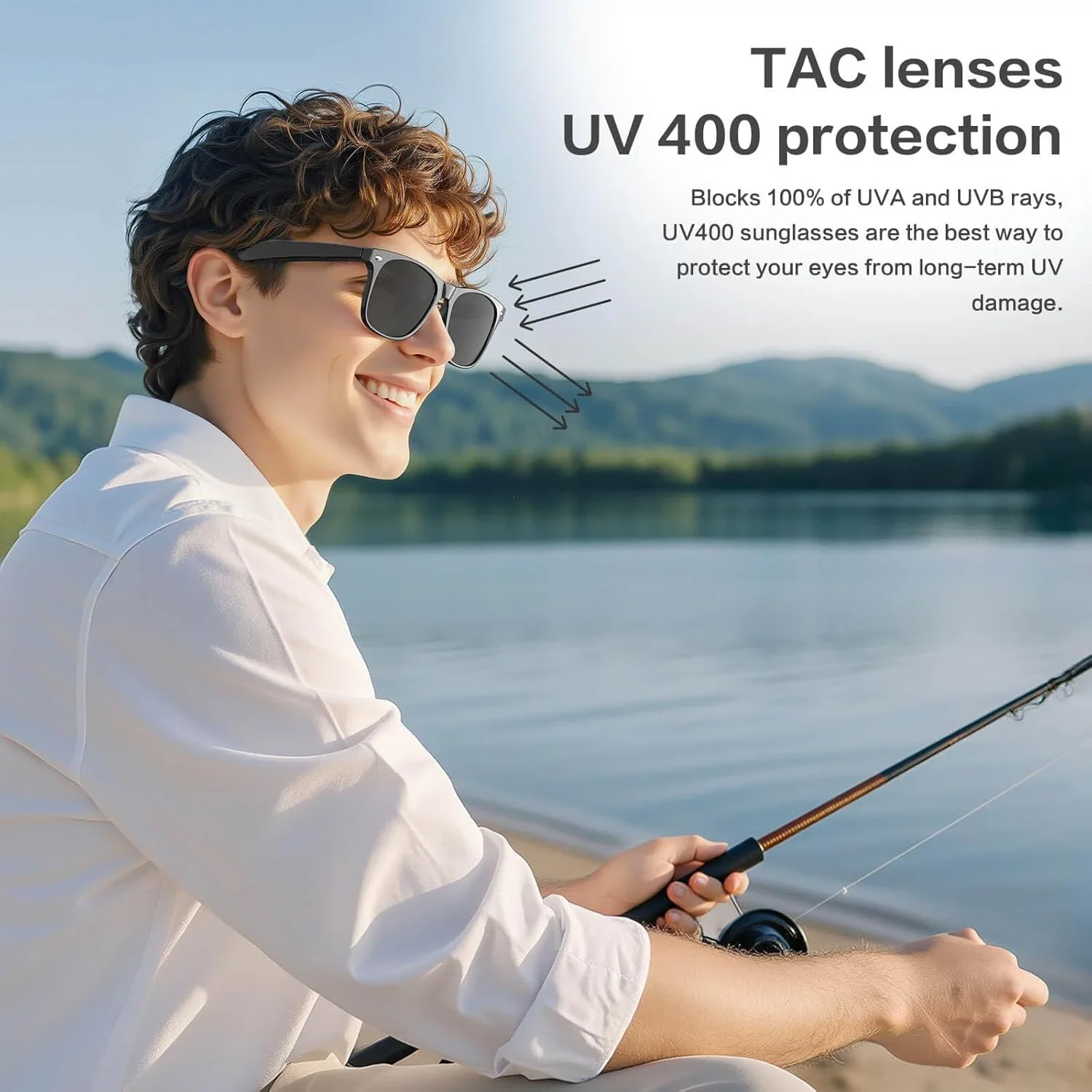 Video Recording Smart Sunglasses: AI Smart Glasses New, 800W Camera AI Glasses Men, Color-Changing Smart Translation Glasses