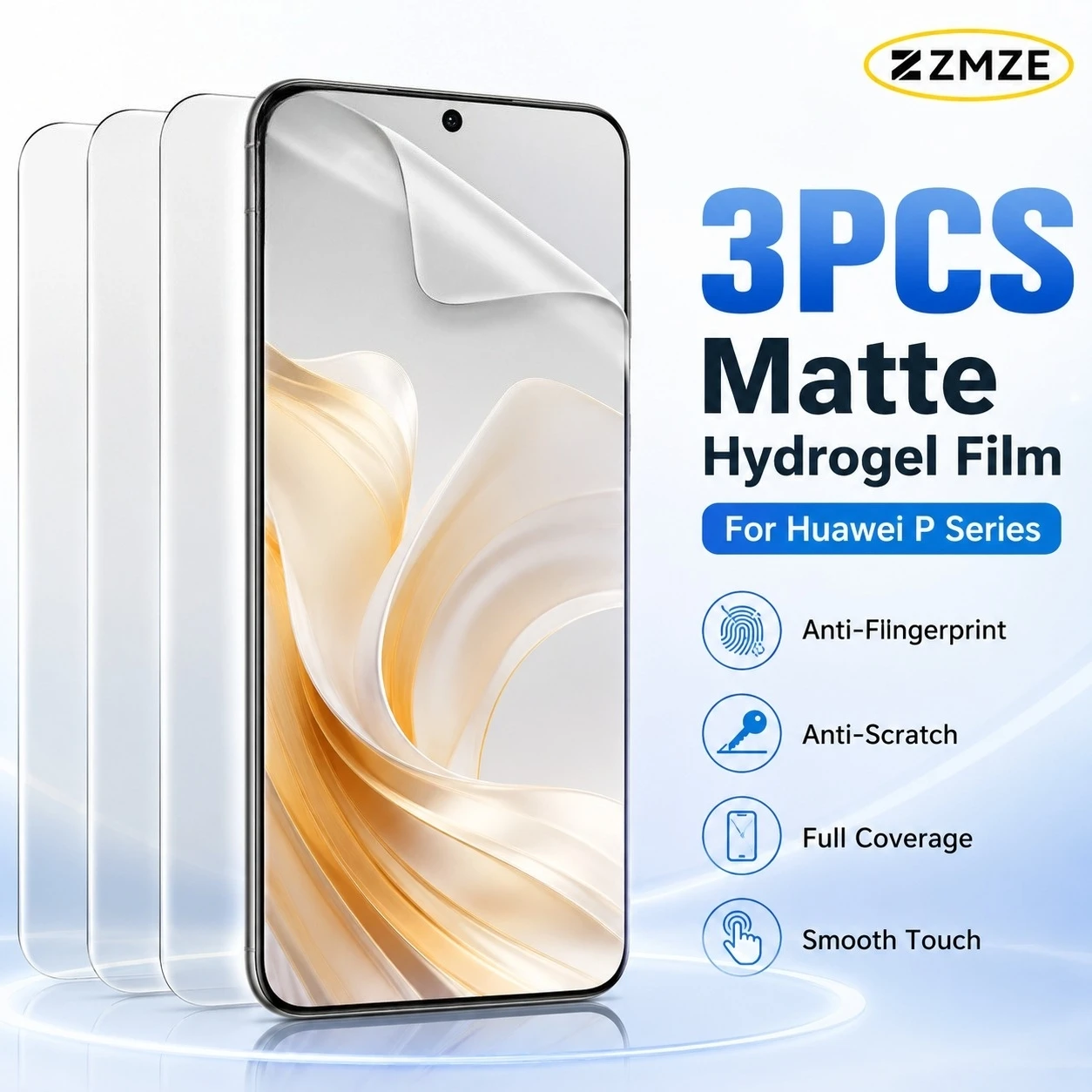 3 Stück Matte Hydrogel-Folie für Huawei Pura 80 Pro Plus 70 Ultra Displayschutzfolien für Huawei Mate 70 Pro Nova 14 Anti-Fingerabdruck