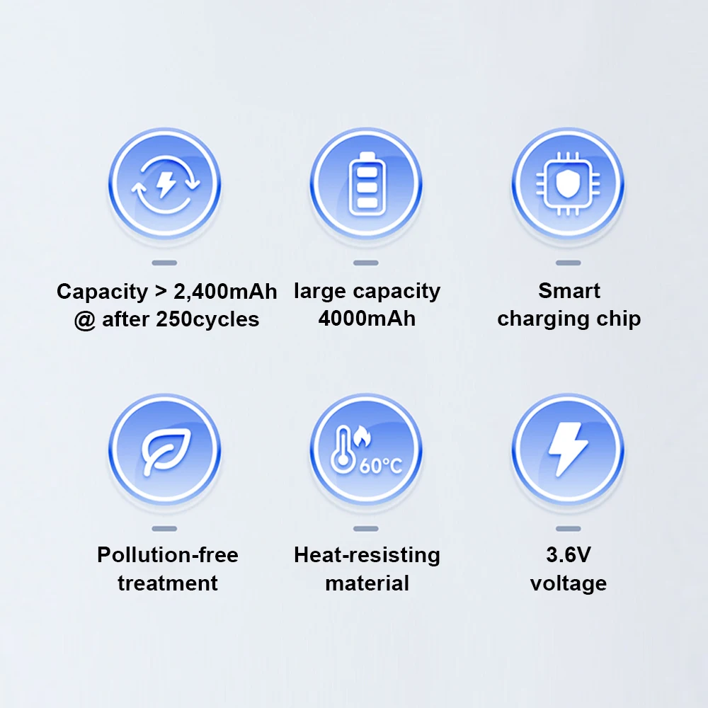 6PC Original INR21700-40T 4000MAh Li-ion battery cells Rechargeable Battery 18650 Ontlading for All Kinds Electronic Products