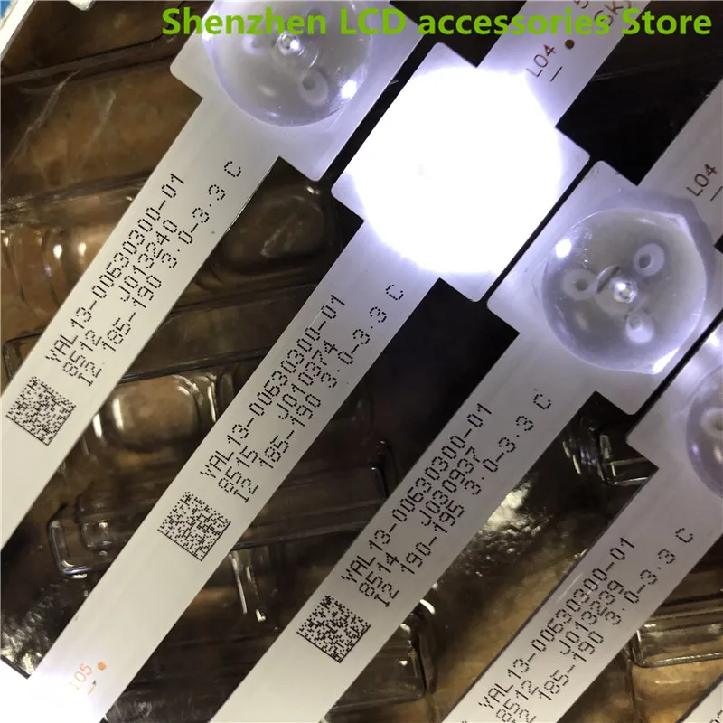 Для 6 светодиодов 48 см Skyworth 4906X7 алюминий 100% новый ЖК ТВ ПОДСВЕТКА бар