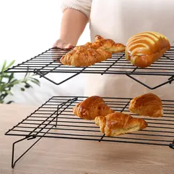 Stainless Steel Non Stick Wire Grid Baking Tray Cake Cooling Rack Oven Kitchen Pizza Bread Cookie Holder Barbecue Shelf