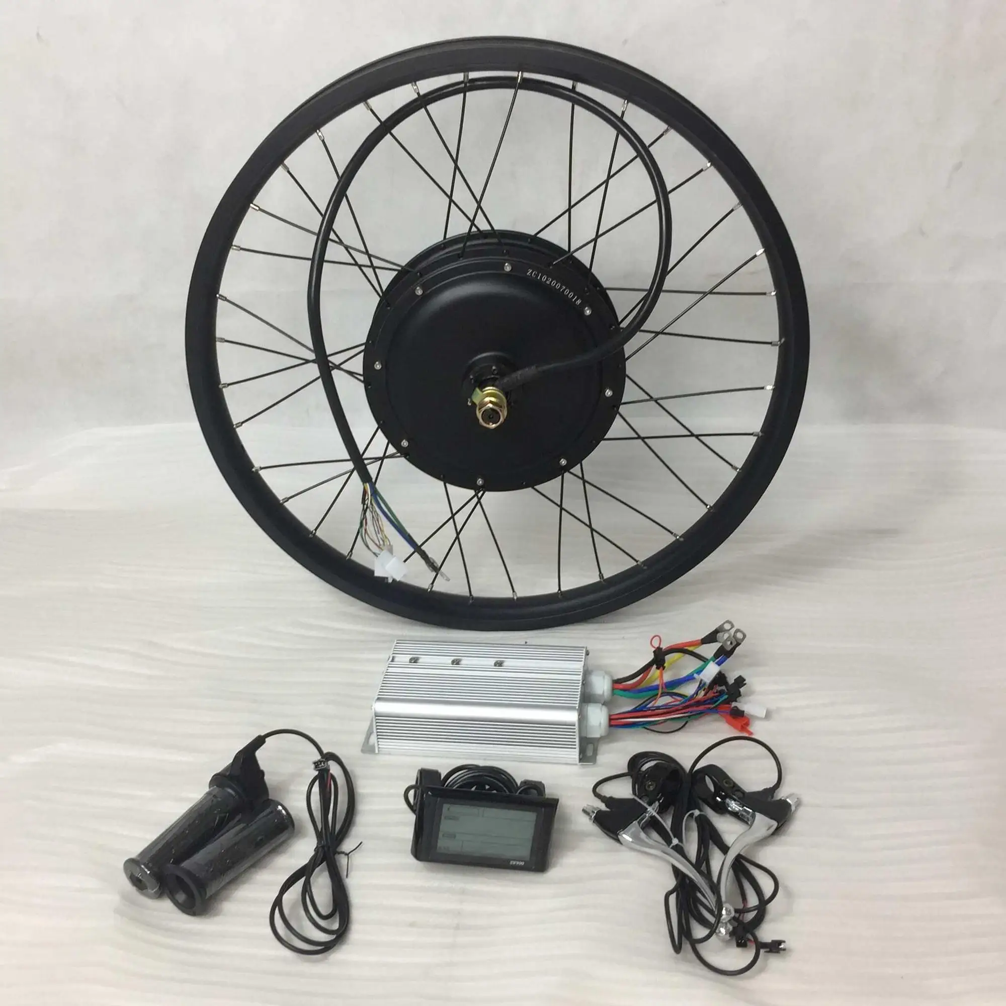 Factory Price72v 5000w Hub Motor Dirt Electric Bicycle Kit, 26inch Dropout 150mm E Bike Conversion Kit