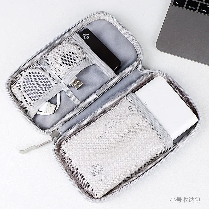 Portable Cable Organizer Waterproof Storage Bag for Power Bank Digital Cable Case Earphone Oxford Cloth Earphone Holder Case