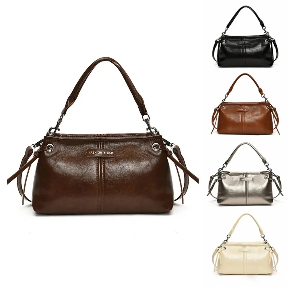 

Повседневная кожаная сумка большой емкости со съемным ремнем, сумки-мессенджеры, портативная сумка через плечо для встреч