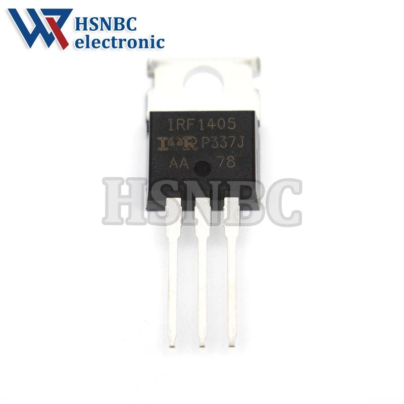 

10Pcs/Lot IRF1405 IRF1405PBF TO-220 169A 55V N-channel Power MOSFET Transistor 100% New Original