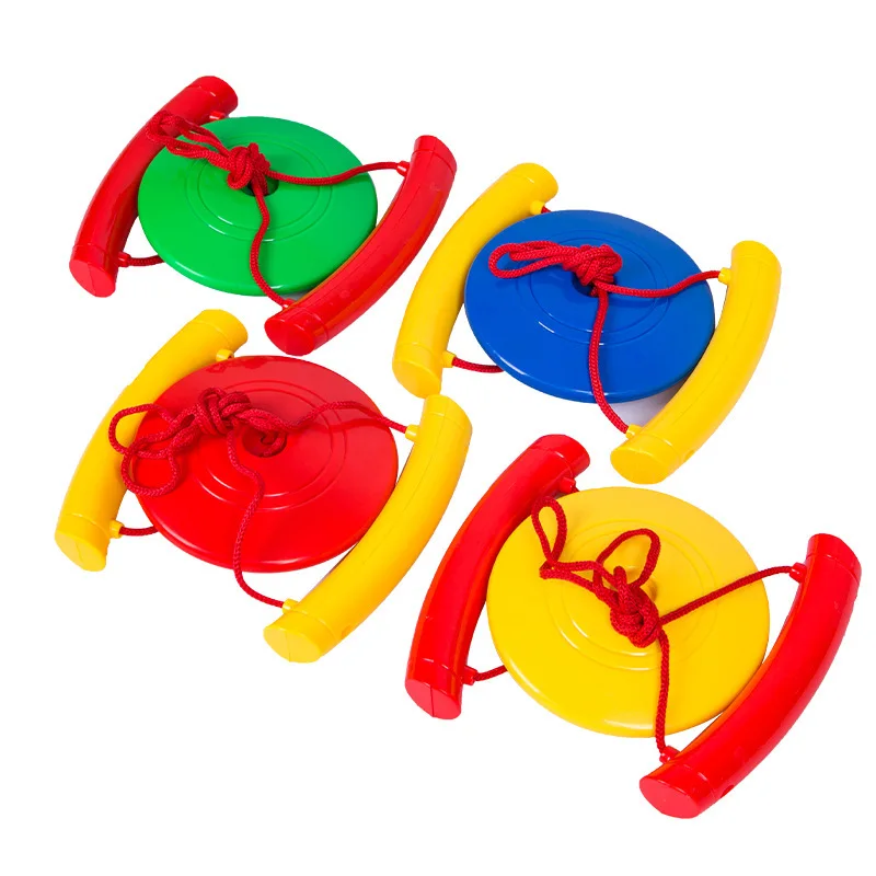 1Pcs Kids Adult Hand Pull Sensory Training Sport Tension Rope Rally Disc Outdoor Children Toys Games Pulling Elastic Speed Balls