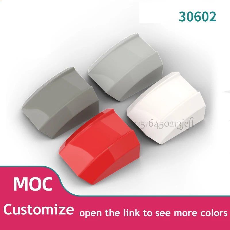 

70pcs MOC Part Compatible With 30602 Slope Curved 2 X 2 Lip Assmble Building Blocks Toy For Children Particle DIY Creative Gift