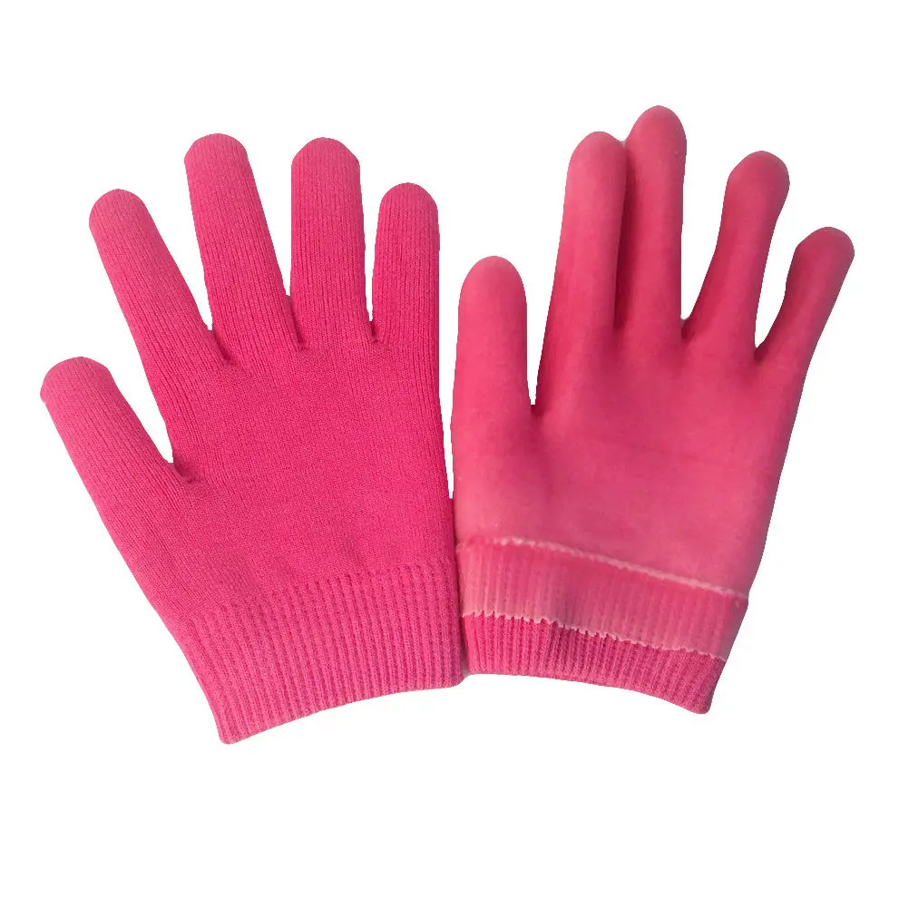 Pair Gel Moisturizing Spa Socks and Gloves Unisex for Hands Feet Repair Cracked Dry Skin Soften Heal Mineral Oil Spa Care