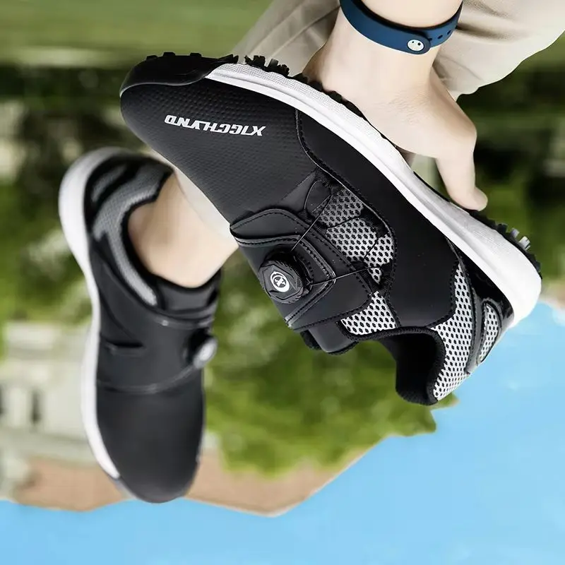 

2025 Новые туфли для гольфа, мужские противоскользящие кроссовки для спортзала, парные тренировочные туфли для гольфа, удобные кроссовки для гольфа