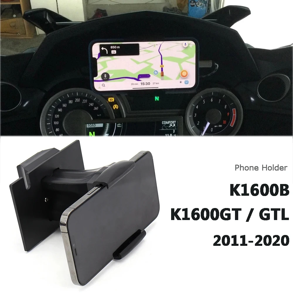 

Motorcycle Phone Mount Holder For BMW K1600B K1600GT GTL 2011-2020 GPS Navigation Bracket K 1600 B GT GTL Anti-Vibration Stand