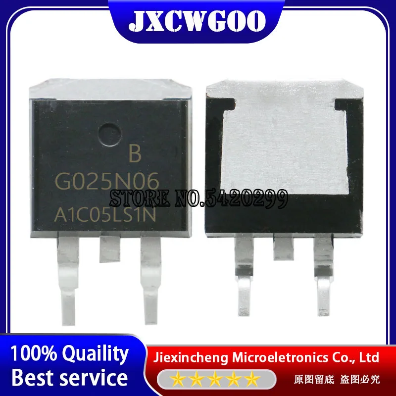 10PCS-100PCS HYG025N06LS1B G025N06 TO-263 G025N06B MOSFET N/60V/160A  New original Electronic Components Chipset