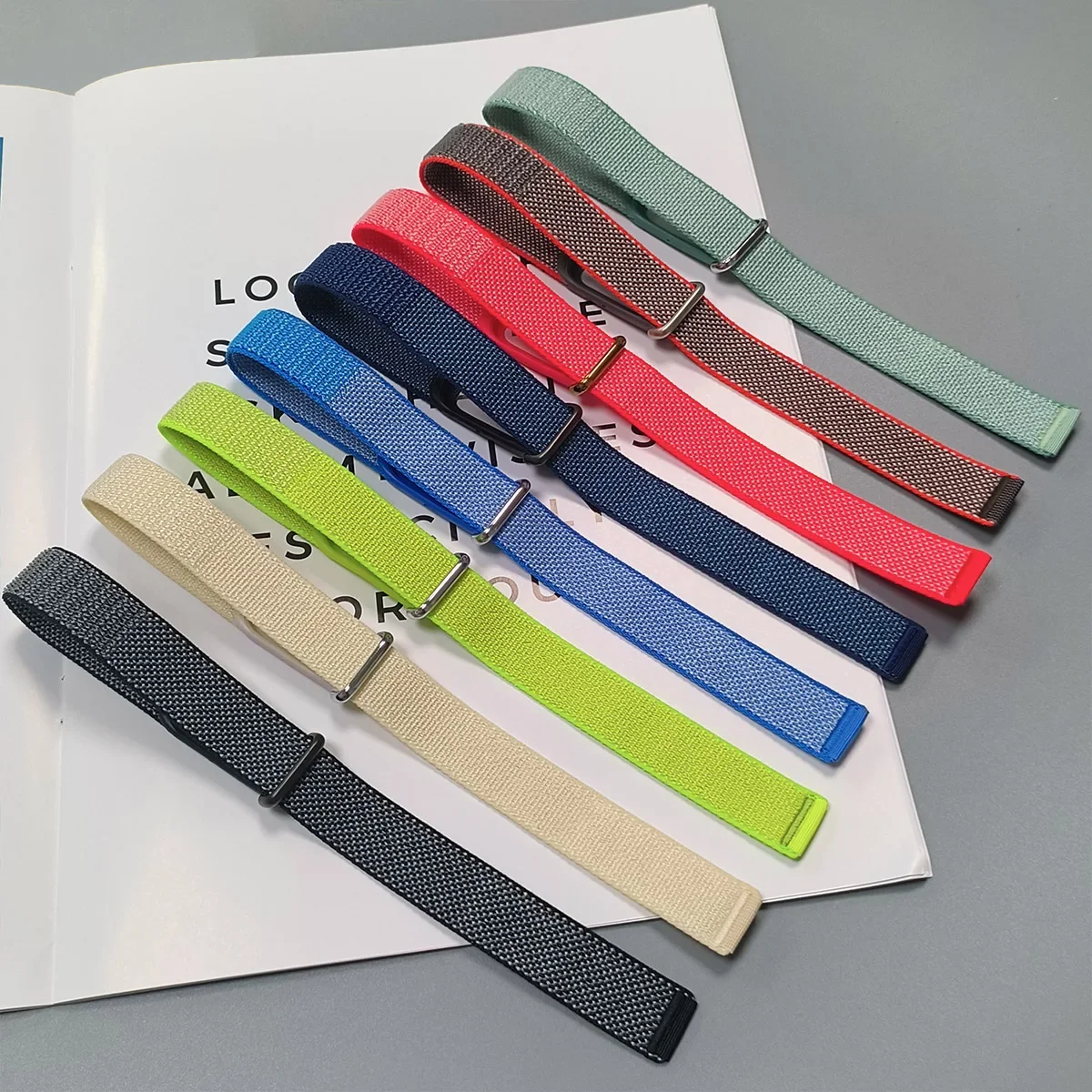 Nylon Woven Watch Strap for Google Fitbit Air Replacement Bracelet Watch Band for Google Fitbit Air Sport Loop Correa Wristband