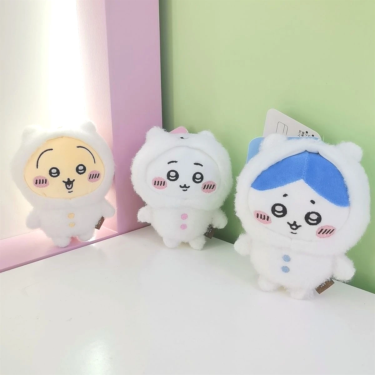 

Новая версия Chikawa, небольшой кулон, пушистая и милая зимняя серия, пижамы Joke Bear в наличии в подарок, подвесное украшение