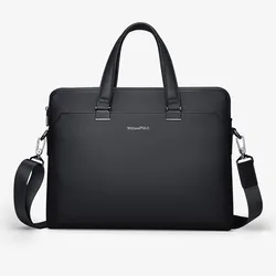 WIcomparaisons AMPOLO-Étui à Bombes en Cuir pour Homme, Sac à Main de Grande Capacité pour Ordinateur Portable 15 Pouces