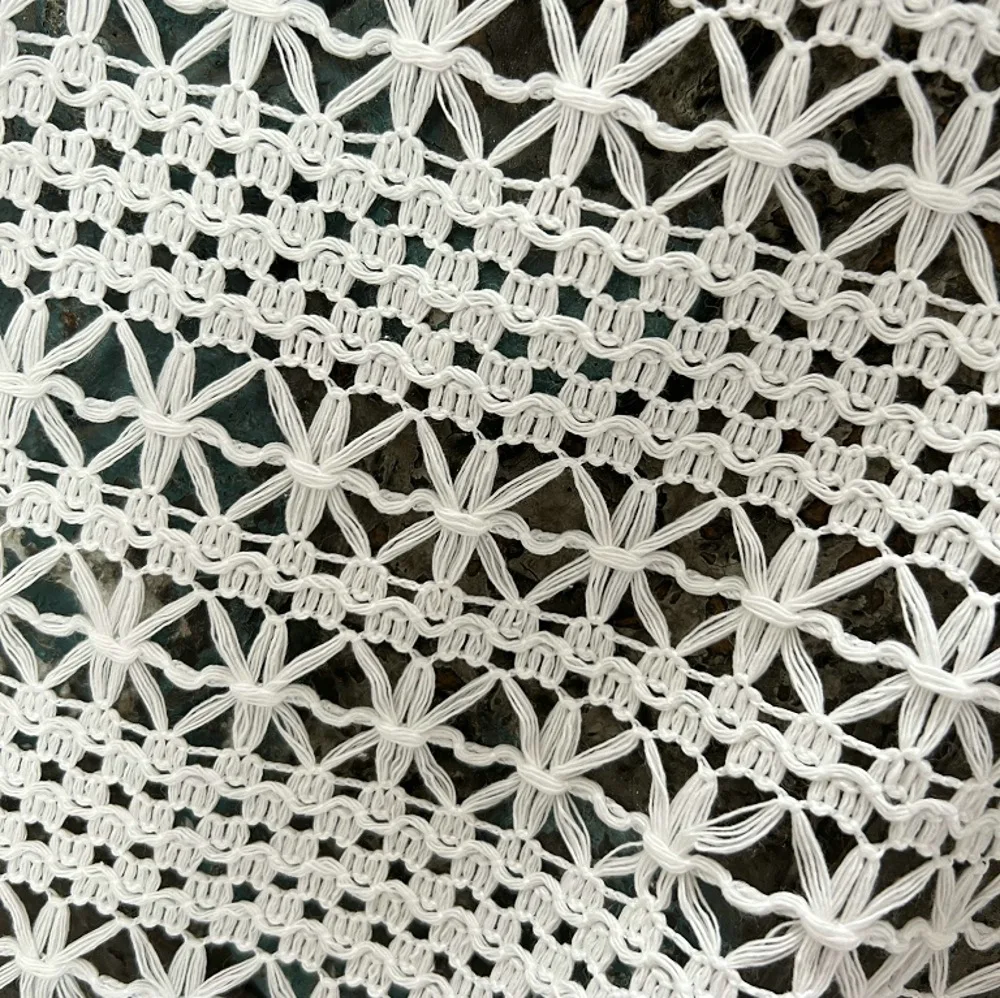 2024 Hollow Hole Embroidery Punched Crochet cotton Cloth Embroider Guipure Lace For Designer Fabric Sewing By Meter Liquidation