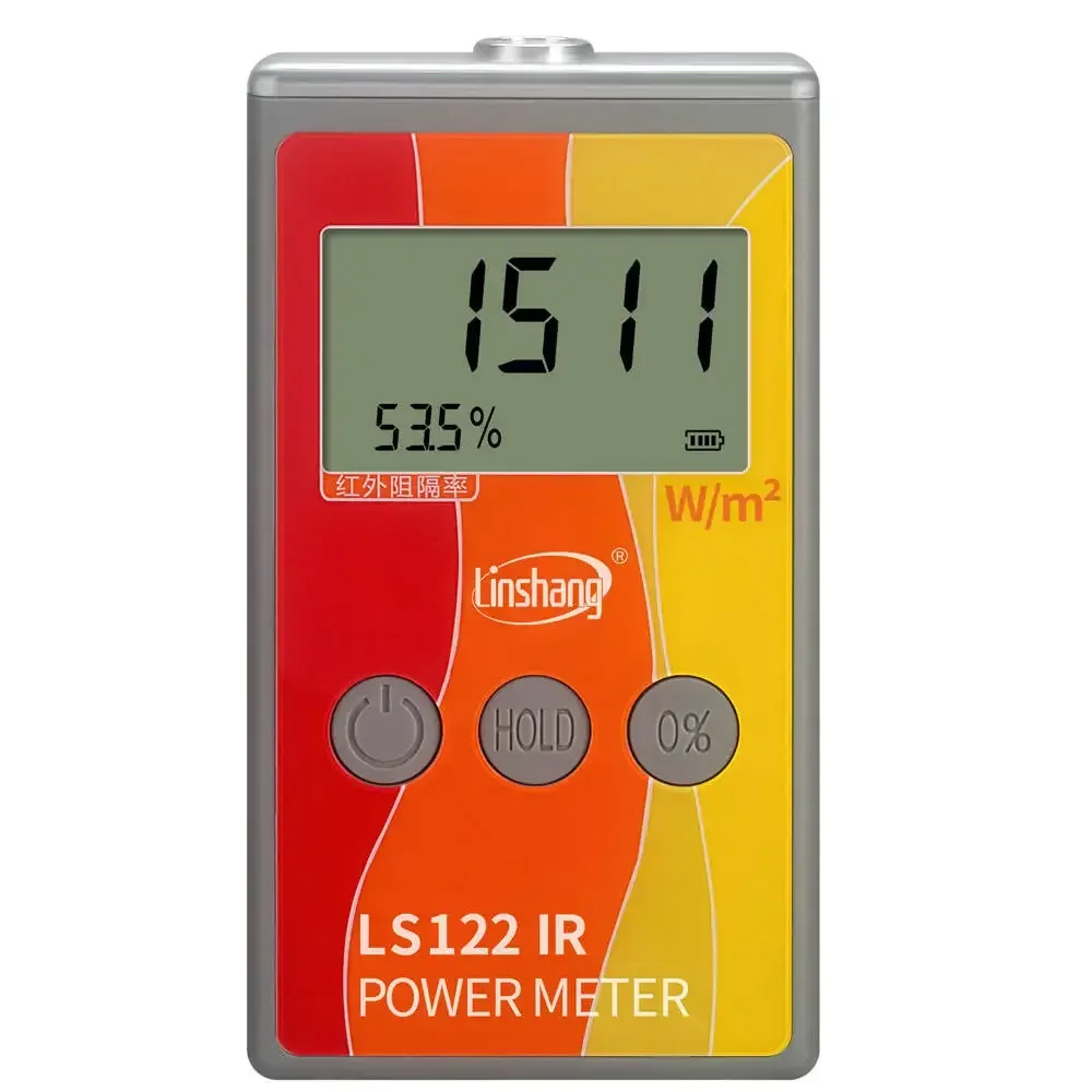 Linshang LS122 PPF Car Film Handheld Solar Power Meter with Infrared Radiation Intensity IR Rejection Heat Insulation Rate