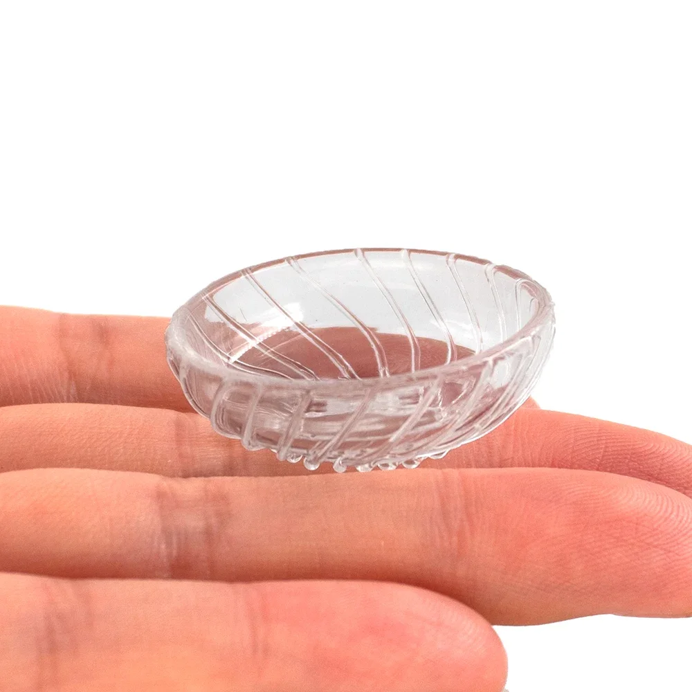 1Pcs 1/12 Dollhouse Miniature Accessories Mini Resin Fruit Plate Simulation Food Tray Model for Doll House Decoration ob11
