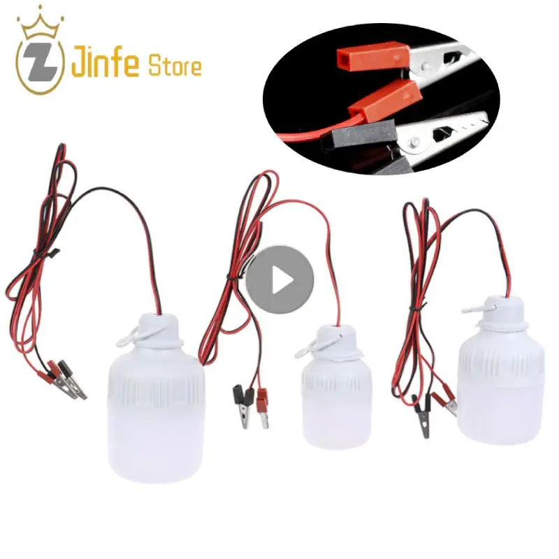 Lantern Camping Lamp Portable Mini Light Bulb 12V LED Super Bright Outdoor Tent Night Fishing Hanging Emergency Clip Lamp Supply