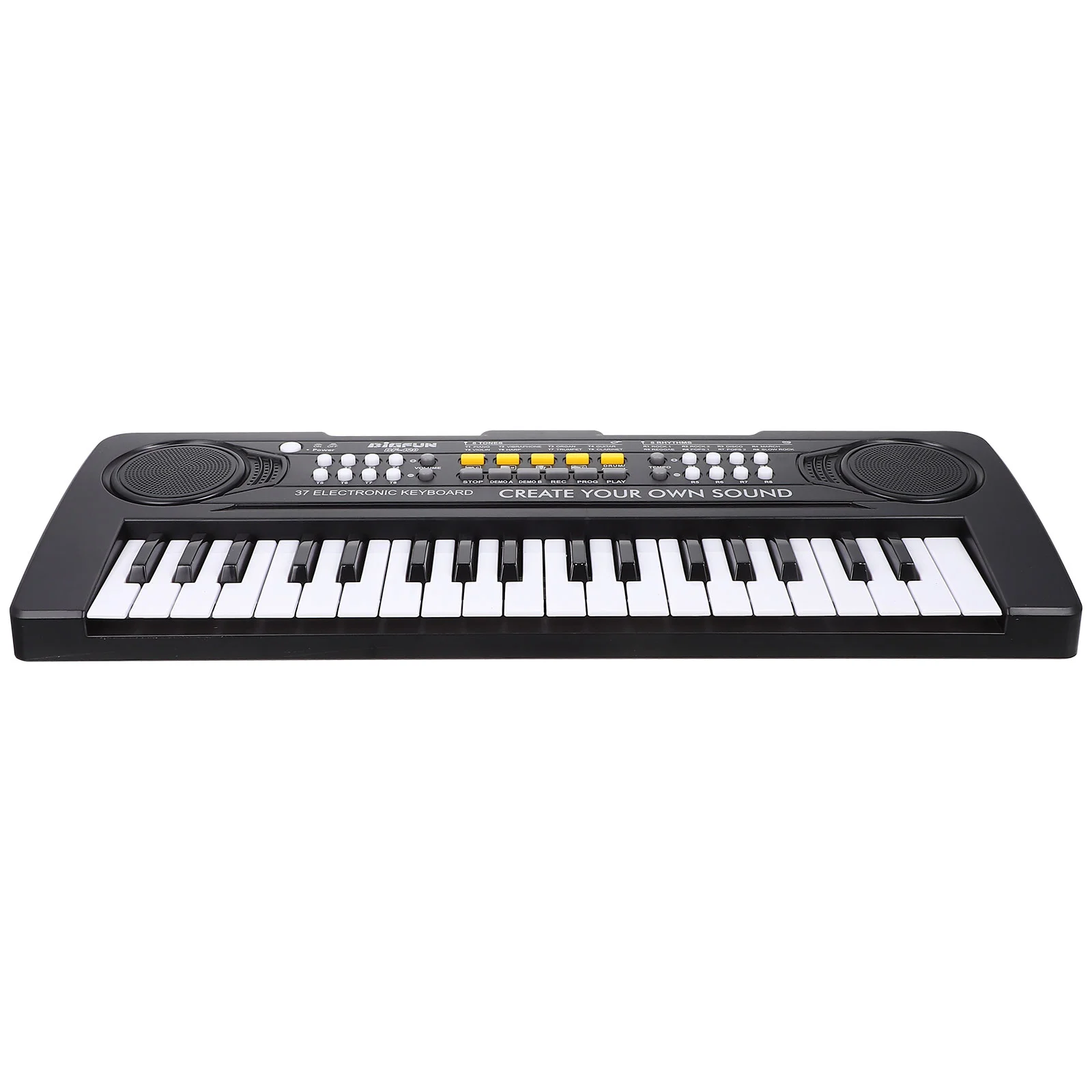 Jouets d'orgue électronique pour enfants, simulation de piano, jouet musical pour enfants, plastique noir