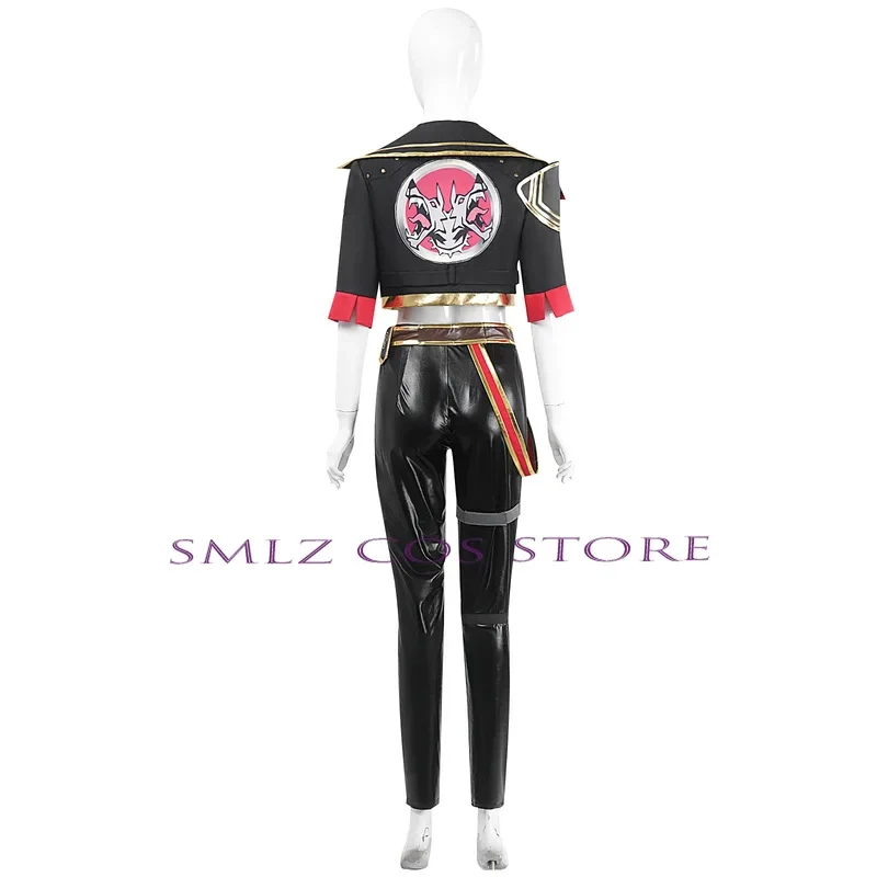 

In Stock Black Vi Game LOL Arcane 2 Underground Fighter VI Cosplay Costume Wig Outfis Uniforms Outfit Suits for;5'b\7,k/