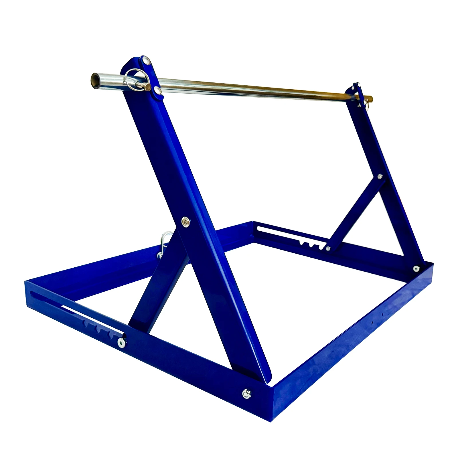 Foldable Cable Drum Roller Jack Reel Dispenser Pulley Rack Stand Storage Durable Auxiliary Tool