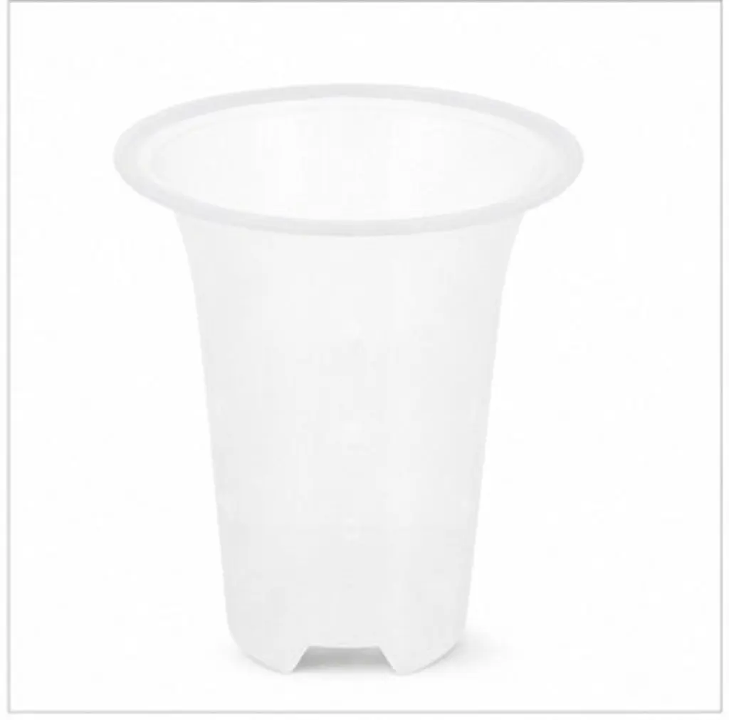 5Pcs Thicken Orchid Pots Plastic Flower Planting Pots Drainage Holes Air Circulation Efficient Transplantation Garden Supply