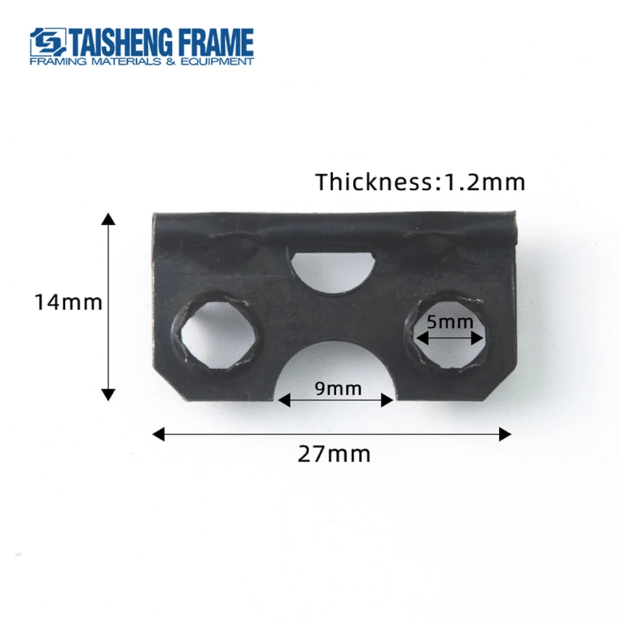 TS K222 6229 Photo Frame Hardware Black Strut Hinges Picture Hardware Photo Frame Accessories