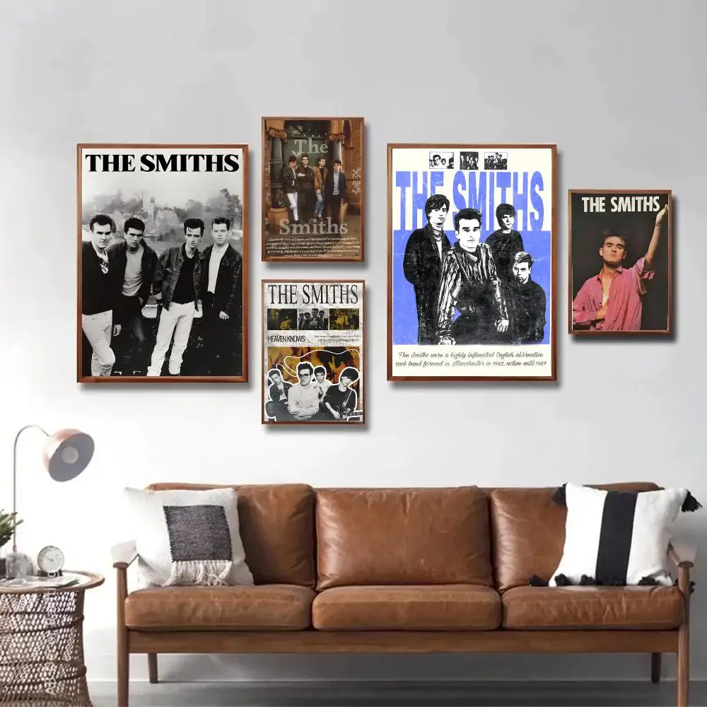 The S-Smiths Poster Waterproof Wall Art Sticker For Bar Living Room Vintage Room Decor High Quality Print Gift