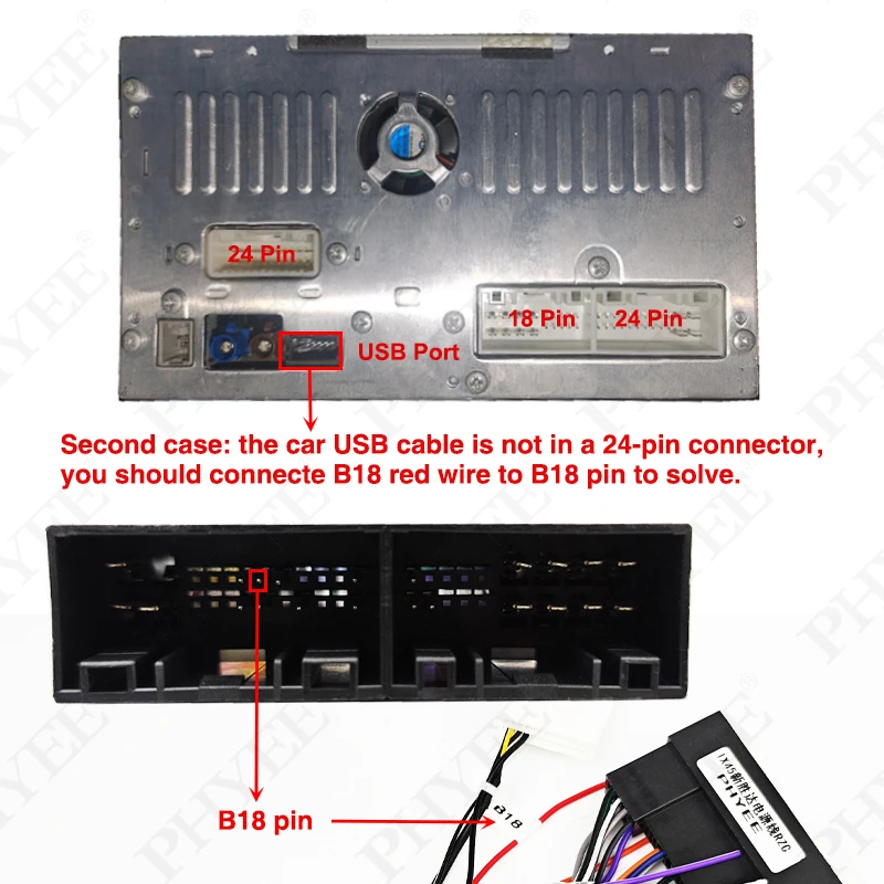 Chicote de fiação CAN Bus, adaptador de cabo Android para carro de 16 pinos, para Hyundai Tucson, Elantra, Santa Fe, Accent, Kia Sportage, Ceed