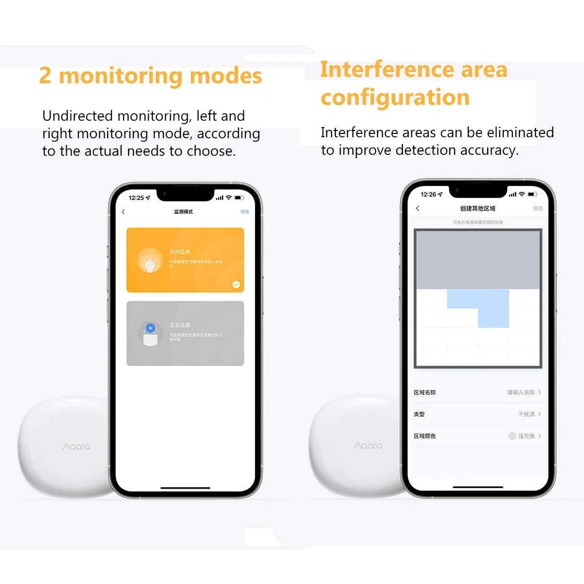 Aqara Human Presence Detector FP1 ZigBee 3.0 Smart Human Body Presence Motion Sensor Smart Home Work mit Aqara Home Homekit APP