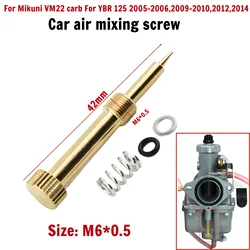 Carburetor Air Mixing Screw Fuel Mixture Screw For Mikuni VM22 Carb Off-Road ATV For YBR Bike Motorcycle Carburetor Repair Kit