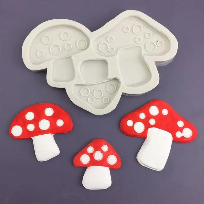U75c Masto cassette a forma funghi stampi per fondente stampi cioccolato in silicone