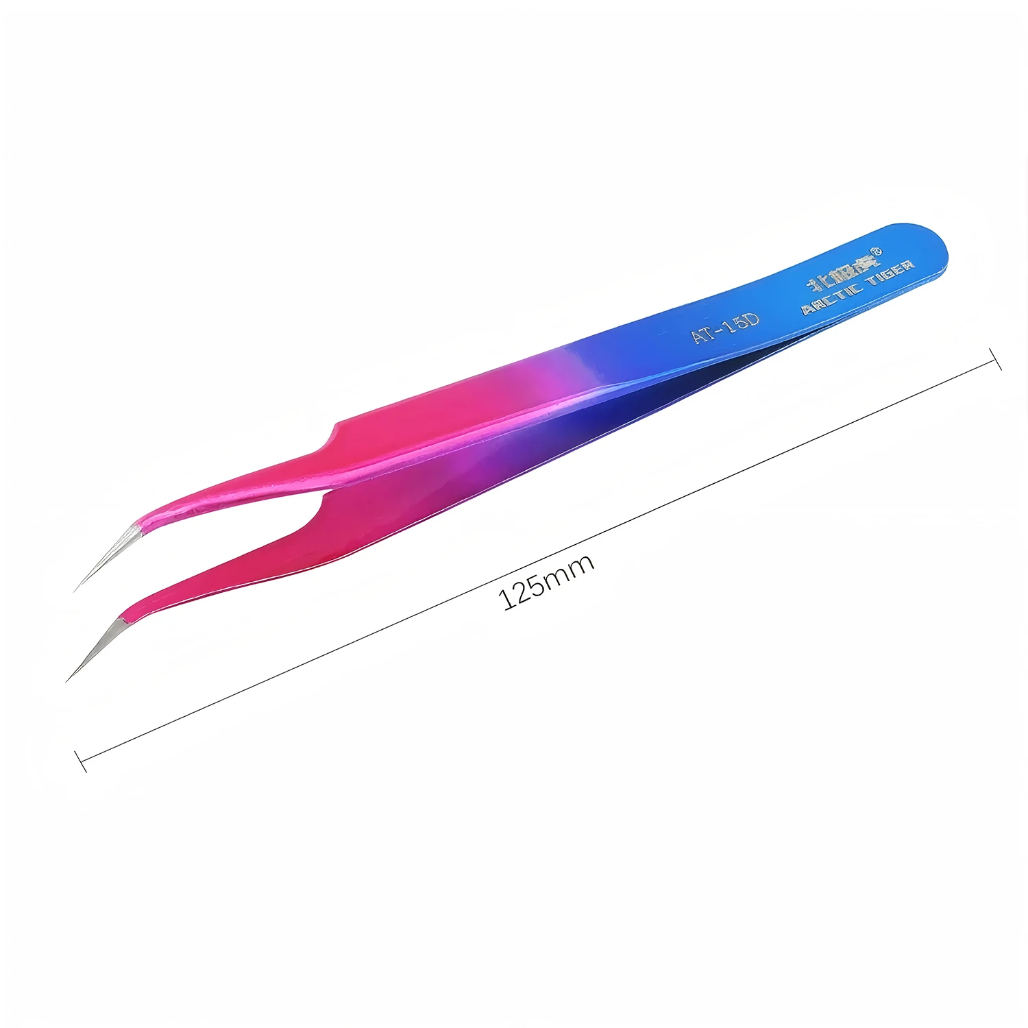 FIXFANS Professionele Gebogen Pincet Anti-Statische Rvs Precisie Wees Pincet voor Wimper Extension Telefoon Reparatie