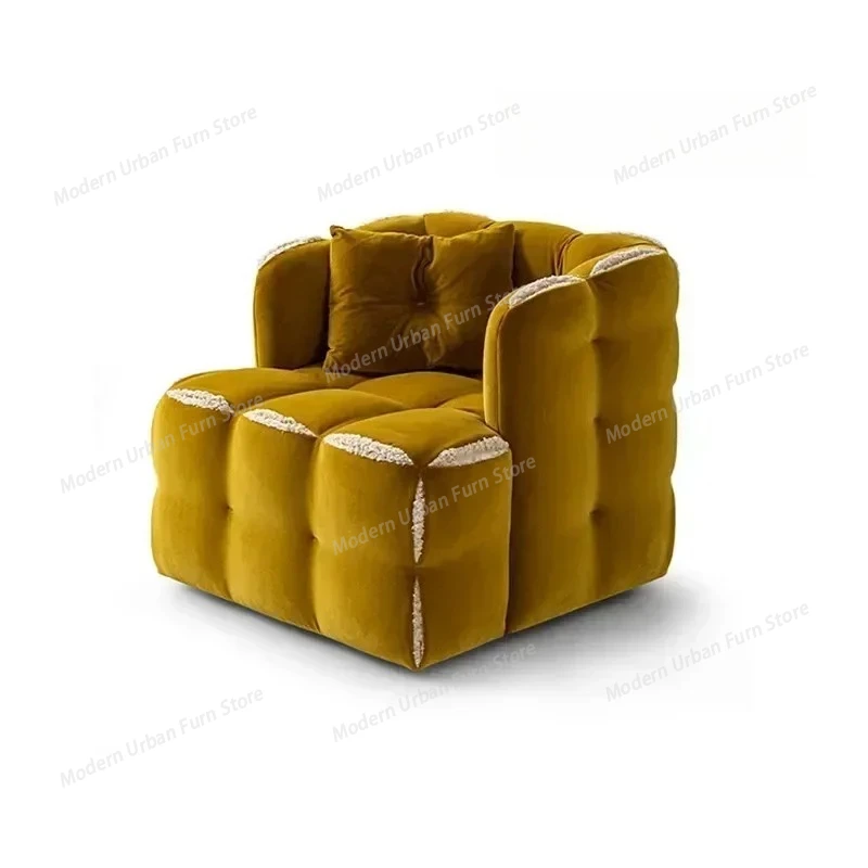

M Relaxing Cozy Fancy Chairs Chair Unique Soft Velvet Puffs Living Room Chairs Recliner Modular Designer Sofy Do Salonu Furnitur