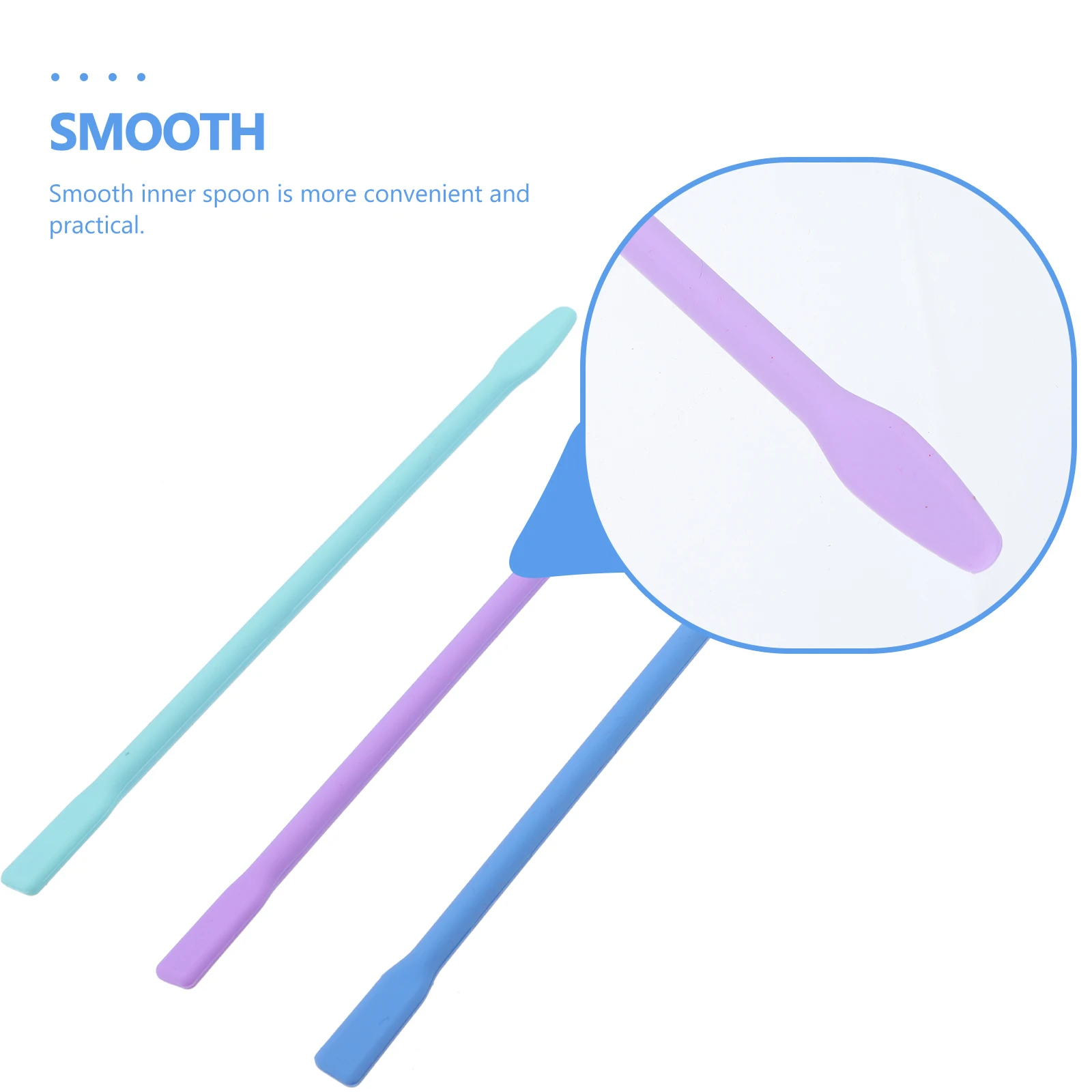 

3 Pcs Manual Stirrer DIY Tool Mascara Beauty Facial Rod Salon Face