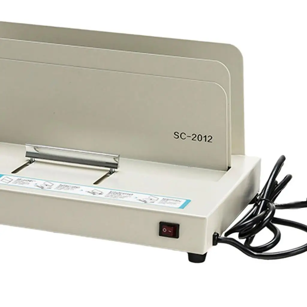 Binding Machine Thermal Binder US Adapter 110V 100W Electric Book Binder Heat Binder for Invoices Folders Envelopes Books