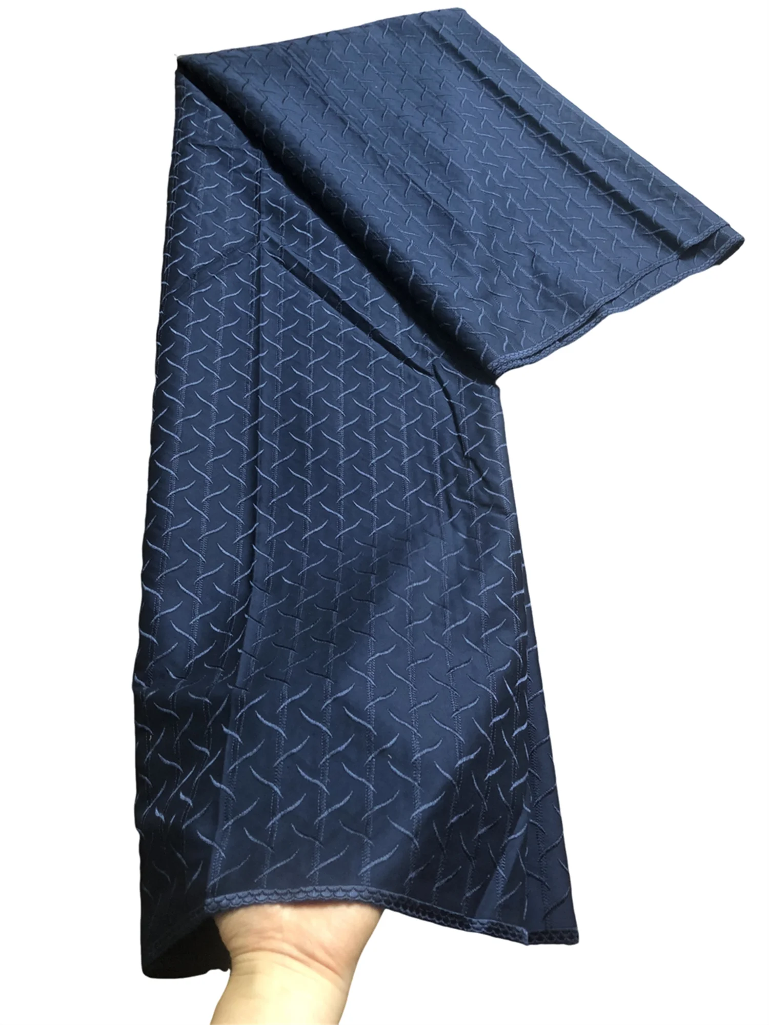 

New Men Hollow Out Lace Austria 100% Cotton African Polished Fabric Swiss Lace Cotton Embroidery Lace Fabric For Men's Clothing