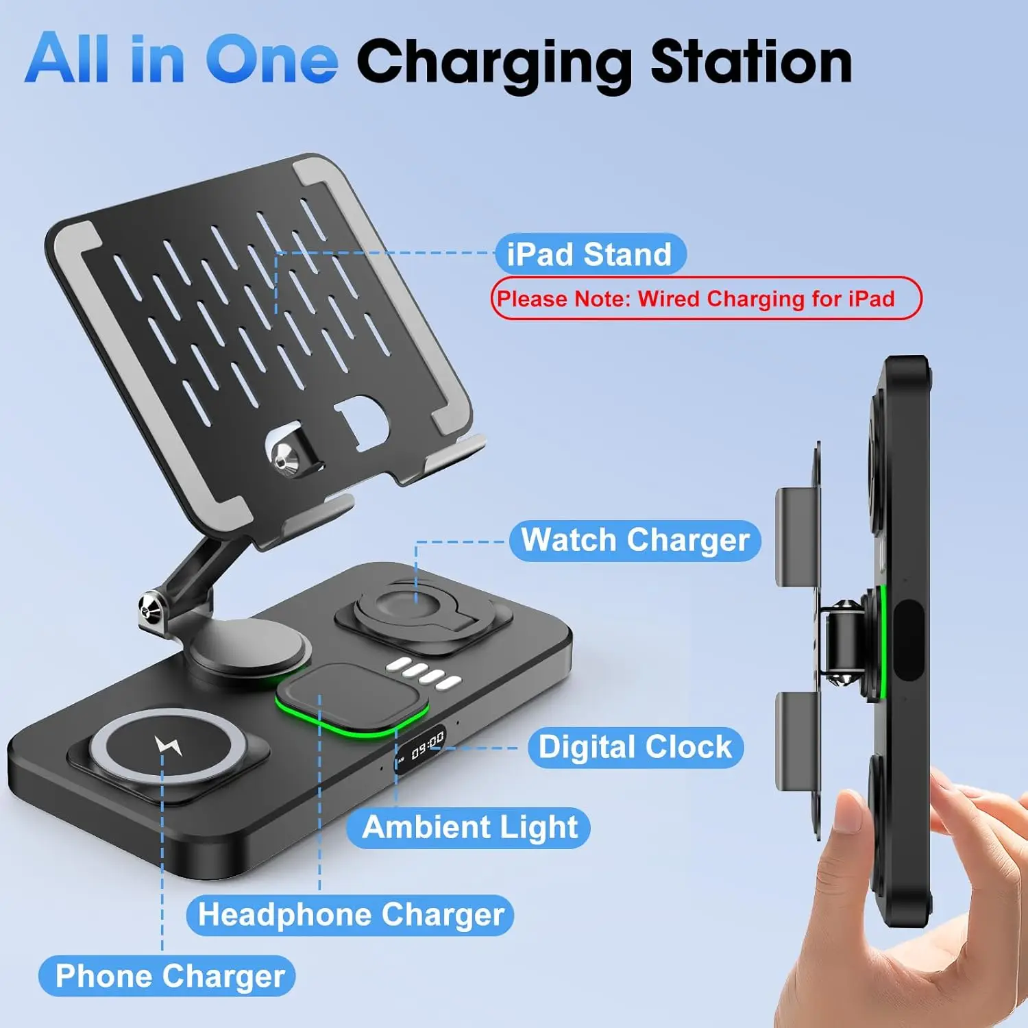 caricabatterie-wireless-6-in-1-per-iphone-iwatch-air-pods-stazione-di-ricarica-con-orologio-e-luce-a-7-colori-supporto-girevole-pieghevole-per-ipad