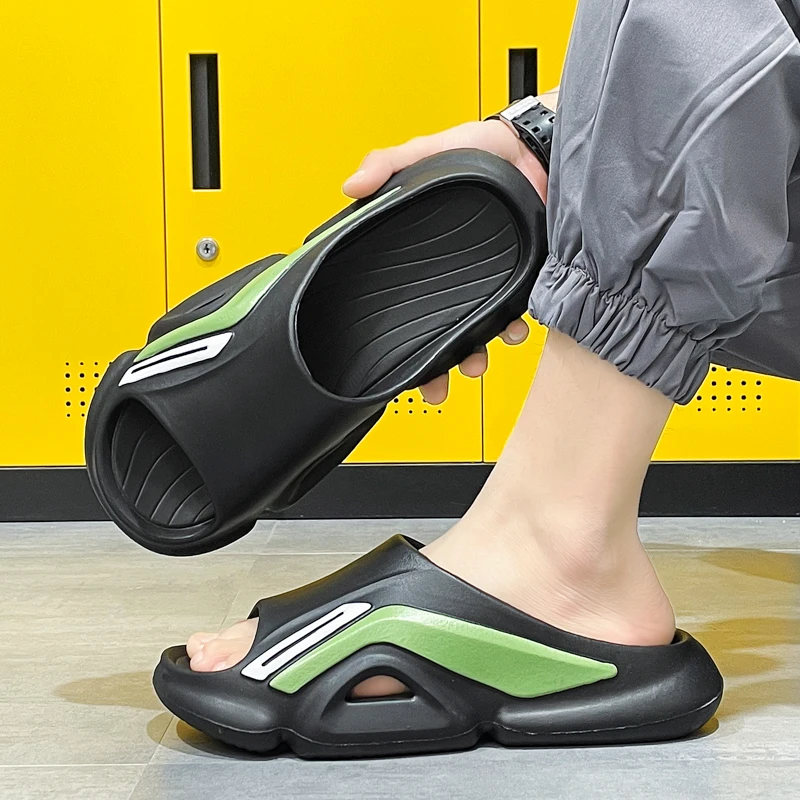 Toe Protection Summer Slippers Reinforced Toe Area Soft Footbed Ultra Light Weight Low Cost Protect Toes In Daily Movement